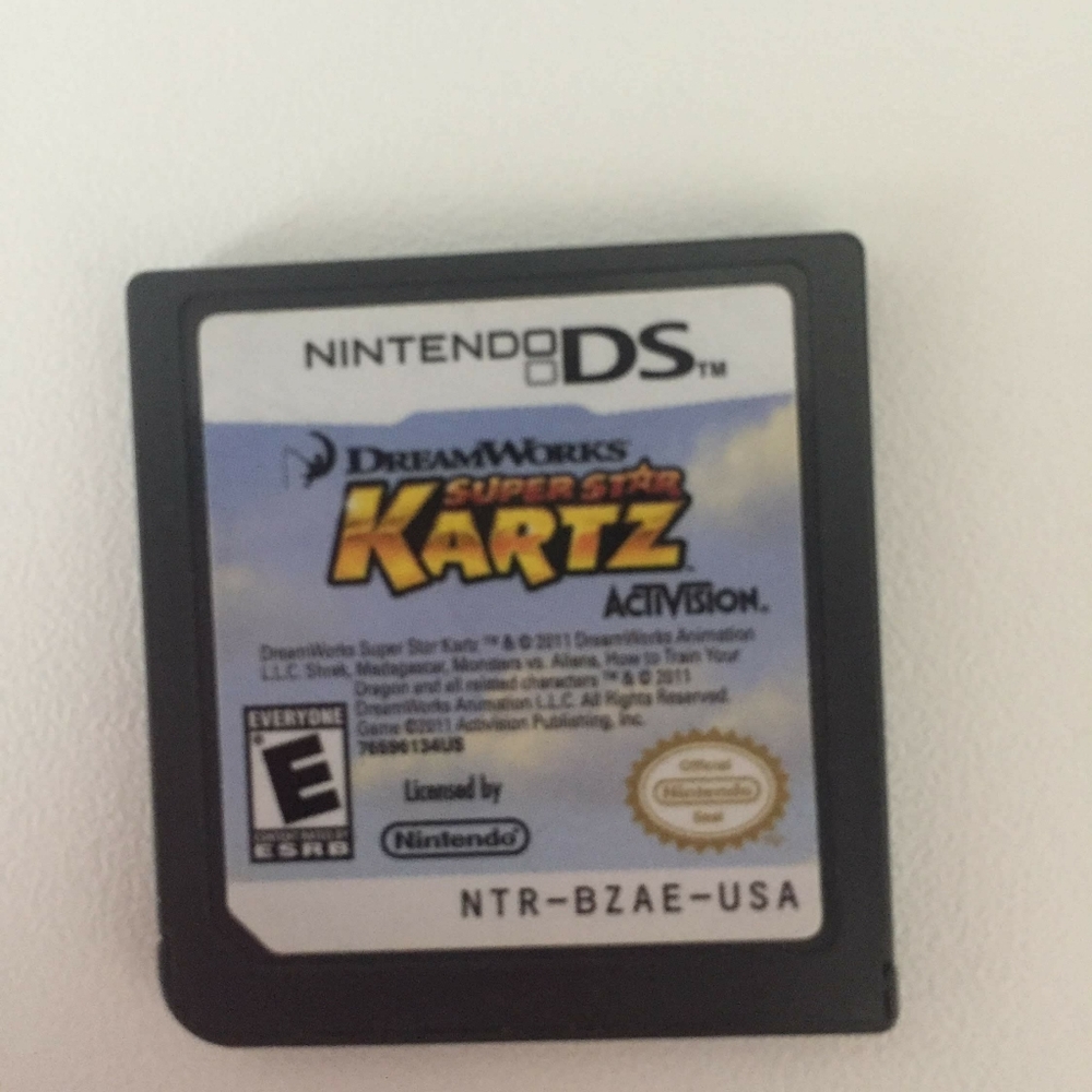 Nintendo DS dream works super stars kart